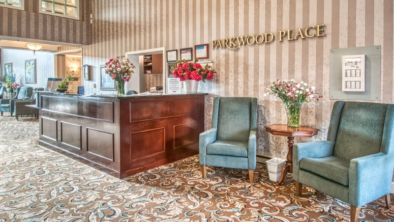 Entrance lobby of parkwood place